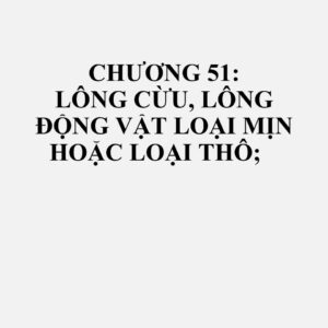 5101: Lông cừu, chưa chải thô hoặc chải kỹ